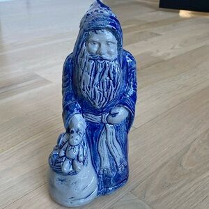 Limited Edition Rowe Pottery Works Salt Glazed Santa